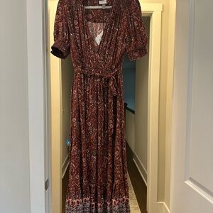 Floral Brown Dress